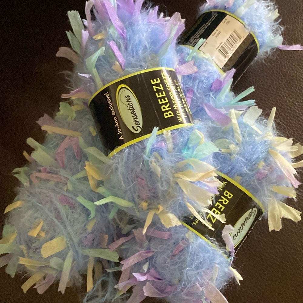 Blue and Green Yarn Bundle - set of 4